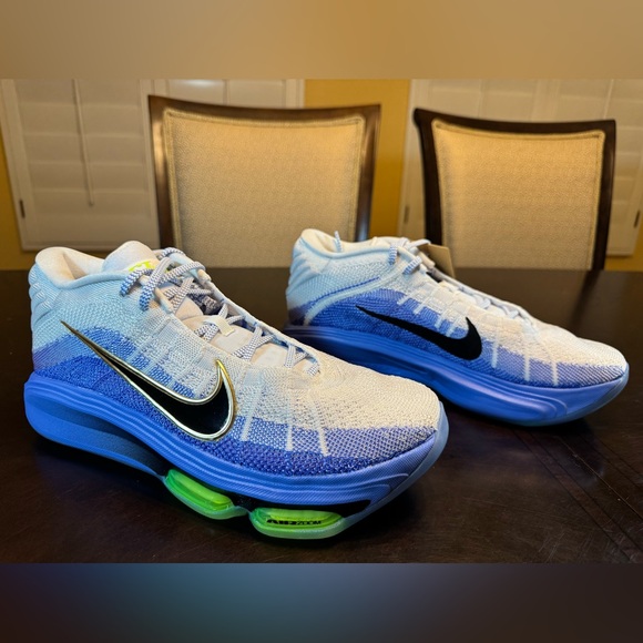 New Nike Air Zoom GT Hustle 3 Blue White Sneakers Shoes - Picture 1 of 14